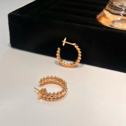 [Noble Aura jewelry]CLASH SMALL HOOP EARRINGS