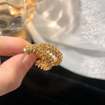 [Noble Aura jewelry]CLASH SMALL HOOP EARRINGS