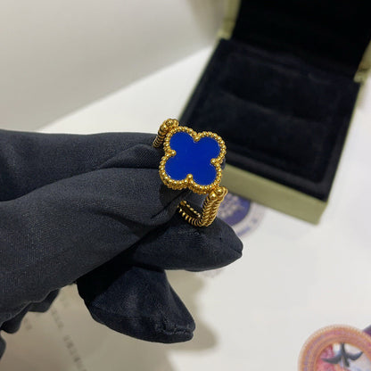 [Noble Aura jewelry]CLOVER RIVERSIBLE RING GOLD COLLECTION