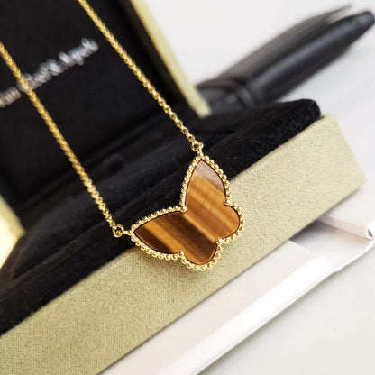 [Noble Aura jewelry] TIGER__ EYE BUTTERFLY NECKLACE