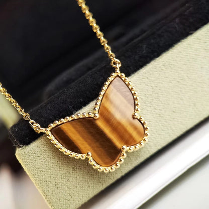 [Noble Aura jewelry] TIGER__ EYE BUTTERFLY NECKLACE