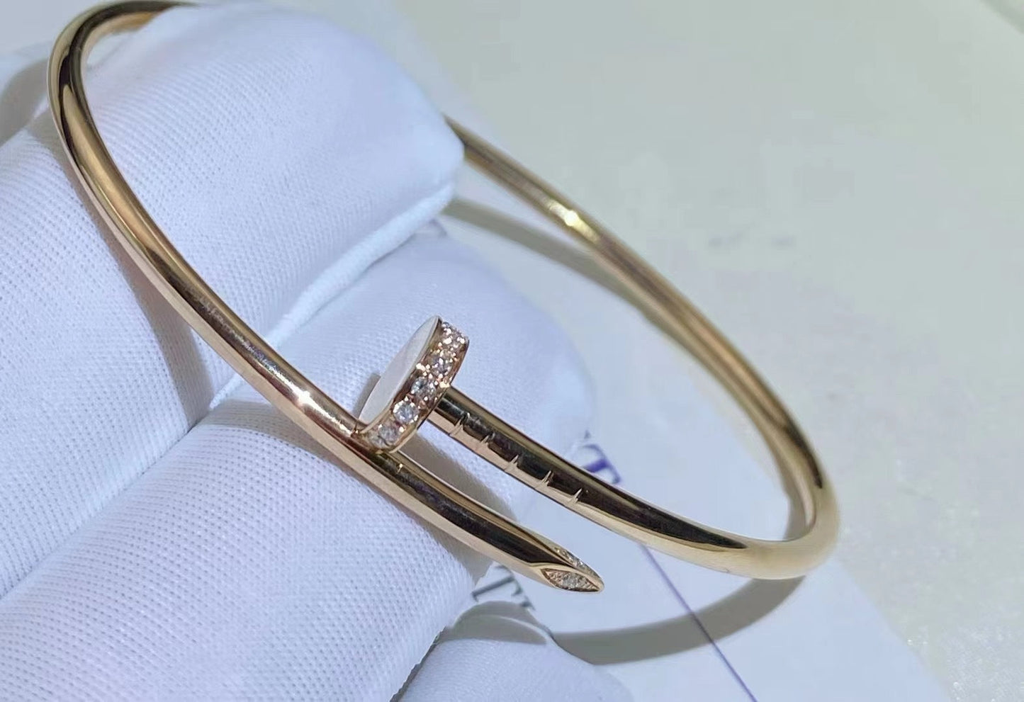 [Noble Aura jewelry]JUSTE BRACELET 2.5MM DIAMONDS