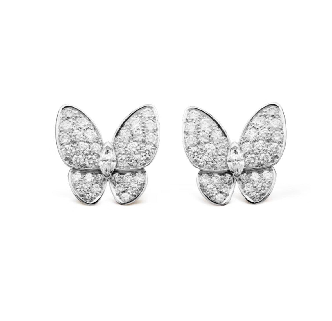 [Noble Aura jewelry]BUTTERFLY ALL DIAMOND EARRINGS