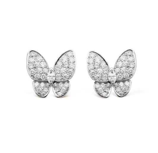 [Noble Aura jewelry]BUTTERFLY ALL DIAMOND EARRINGS