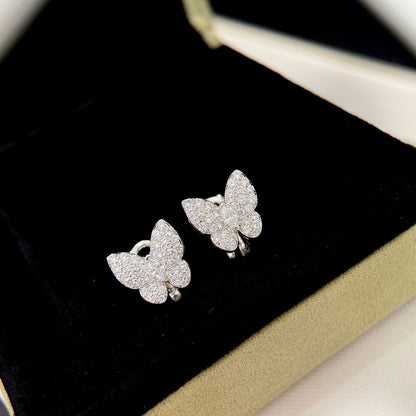 [Noble Aura jewelry]BUTTERFLY ALL DIAMOND EARRINGS