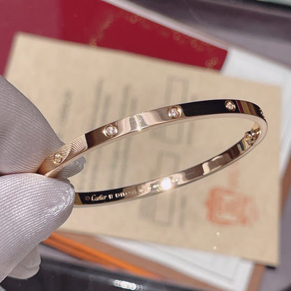 [Noble Aura jewelry]LOVE BRACELET 3.65MM 10 DIAMONDS