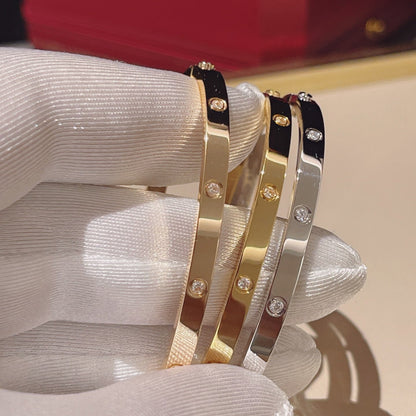 [Noble Aura jewelry]LOVE BRACELET 3.65MM 10 DIAMONDS