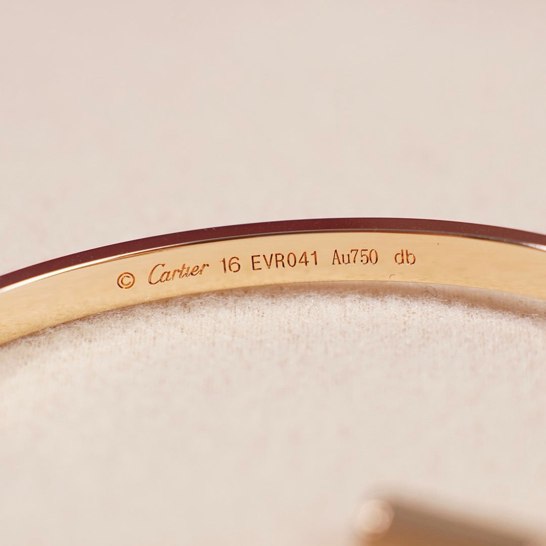 [Noble Aura jewelry]LOVE BRACELET 3.65MM 6 DIAMONDS