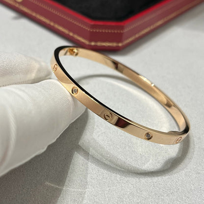 [Noble Aura jewelry]LOVE BRACELET 3.65MM 6 DIAMONDS