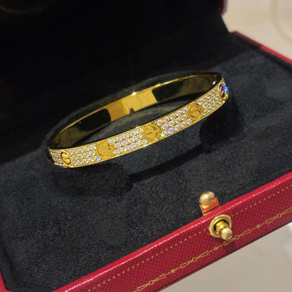 [Noble Aura jewelry]LOVE BRACELET 6.1MM DIAMOND-PAVED