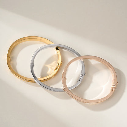 [Noble Aura jewelry]LOVE BRACELET 6.1MM DIAMOND-PAVED