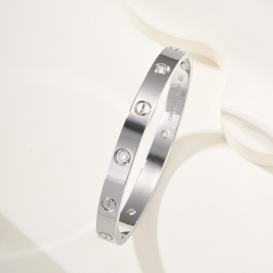 [Noble Aura jewelry]LOVE BRACELET 6.1MM 4 DIAMONDS