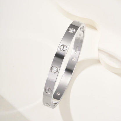 [Noble Aura jewelry]LOVE BRACELET 6.1MM 4 DIAMONDS