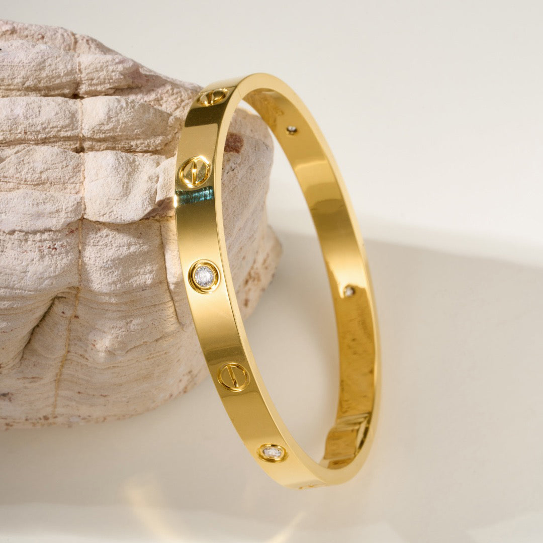 [Noble Aura jewelry]LOVE BRACELET 6.1MM 4 DIAMONDS