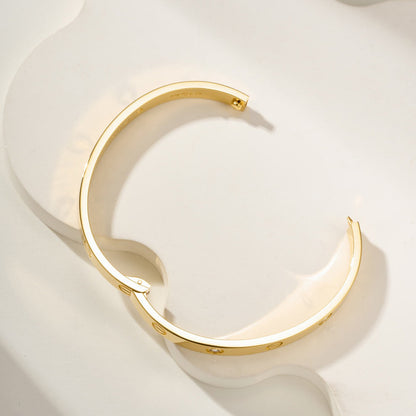 [Noble Aura jewelry]LOVE BRACELET 6.1MM 4 DIAMONDS