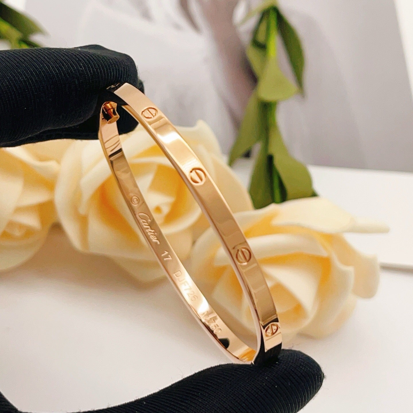 [Noble Aura jewelry]LOVE BRACELET 3.65MM NO DIAMONDS