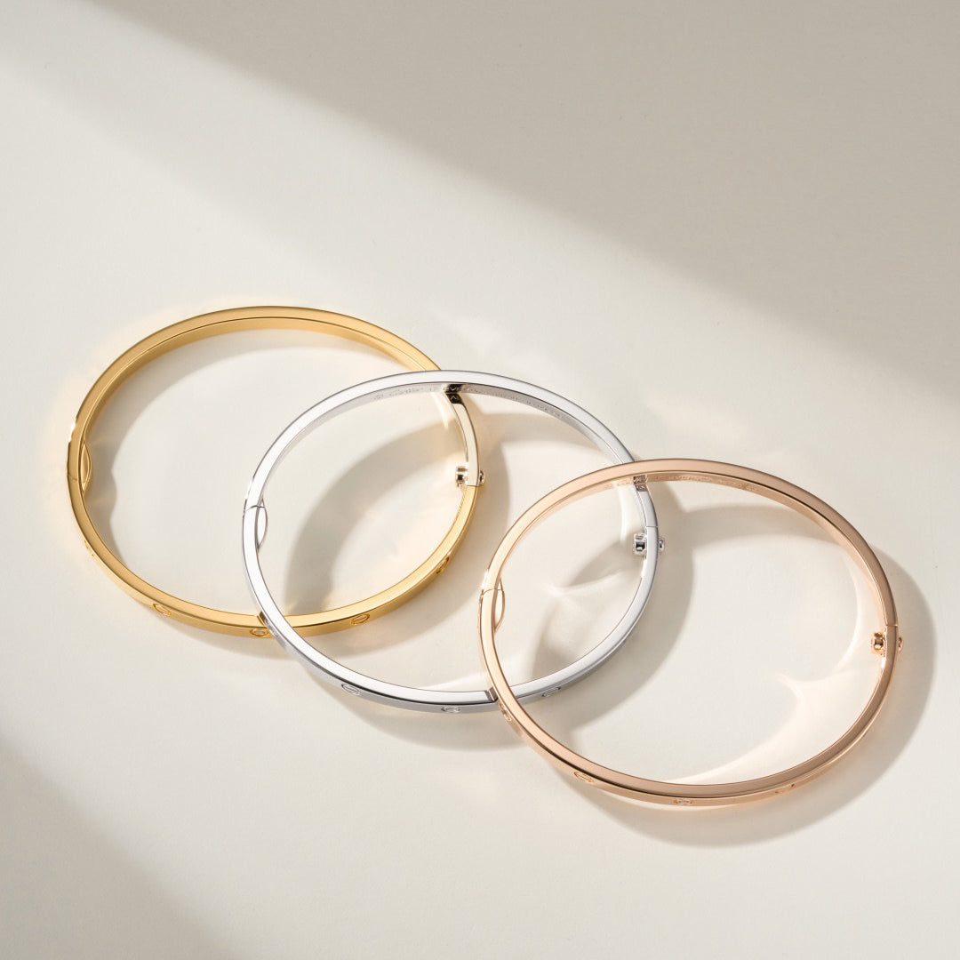 [Noble Aura jewelry]LOVE BRACELET 3.65MM 6 DIAMONDS