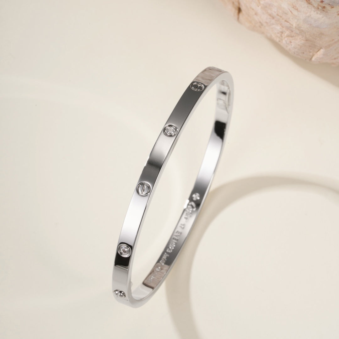 [Noble Aura jewelry]LOVE BRACELET 3.65MM 6 DIAMONDS