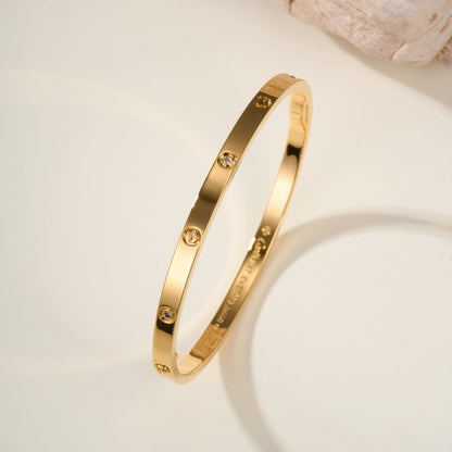 [Noble Aura jewelry]LOVE BRACELET 3.65MM 6 DIAMONDS