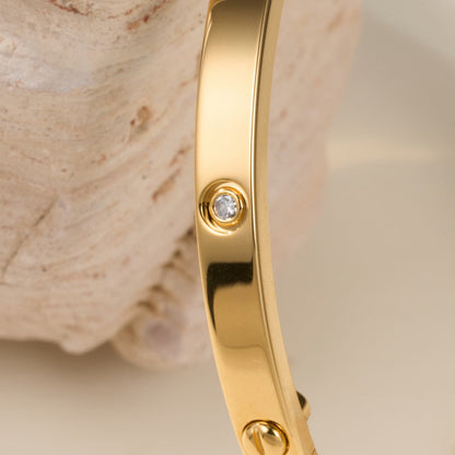 [Noble Aura jewelry]LOVE BRACELET 3.65MM 6 DIAMONDS