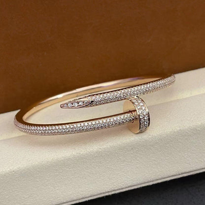 [Noble Aura jewelry]JUSTE BRACELET 3.5MM ALL DIAMONDS