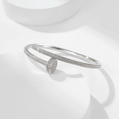[Noble Aura jewelry]JUSTE BRACELET 3.5MM ALL DIAMONDS