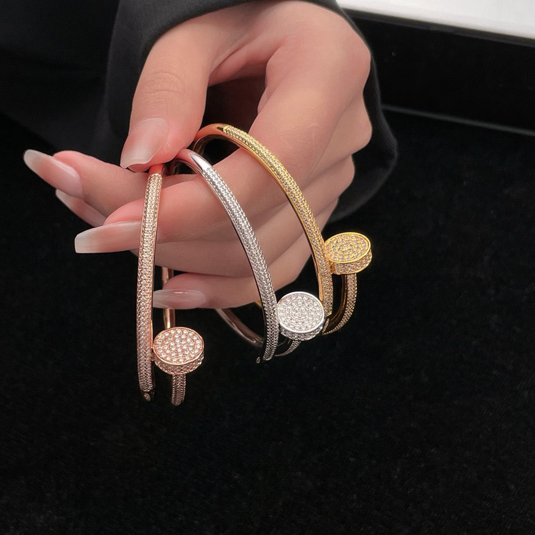[Noble Aura jewelry]JUSTE BRACELET 3.5MM ALL DIAMONDS