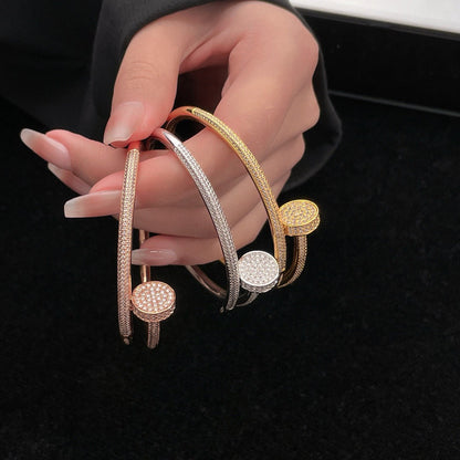 [Noble Aura jewelry]JUSTE BRACELET 3.5MM ALL DIAMONDS