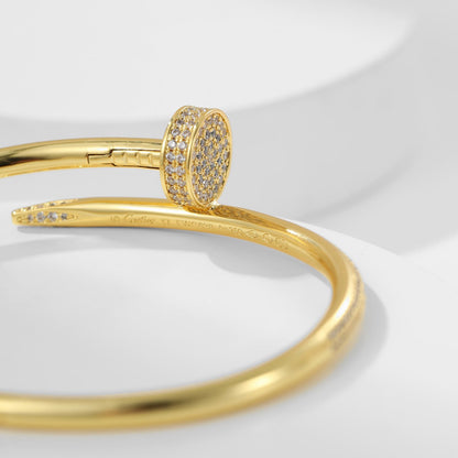 [Noble Aura jewelry]JUSTE BRACELET 3.5MM ALL DIAMONDS