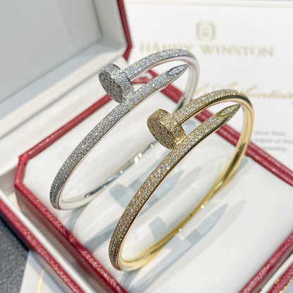 [Noble Aura jewelry]JUSTE BRACELET 3.5MM ALL DIAMONDS