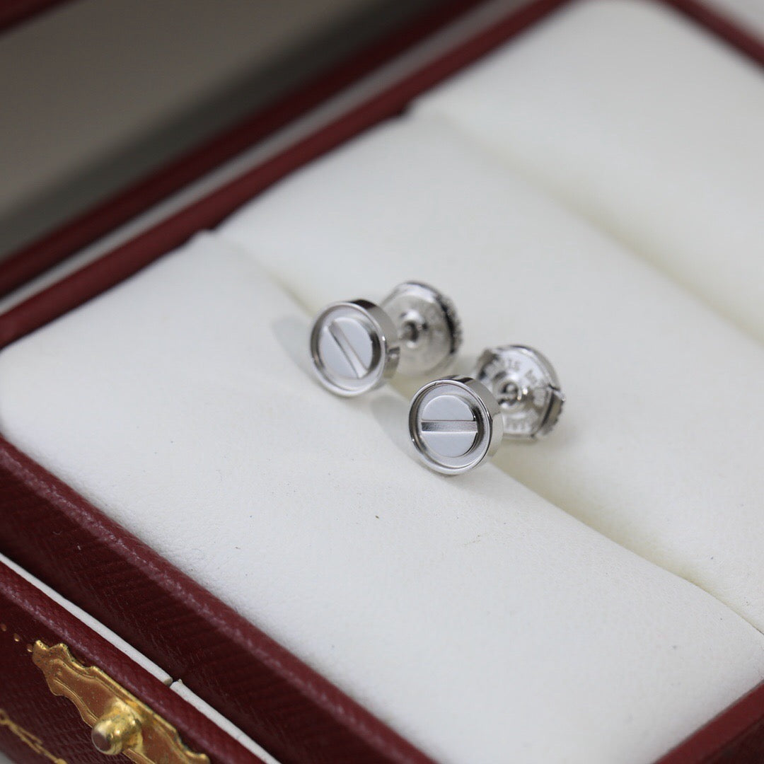 [Noble Aura jewelry]LOVE EARRINGS 7.2MM