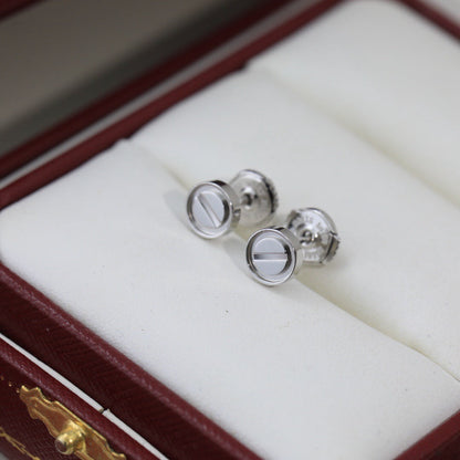 [Noble Aura jewelry]LOVE EARRINGS 7.2MM