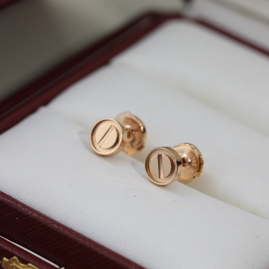 [Noble Aura jewelry]LOVE EARRINGS 7.2MM