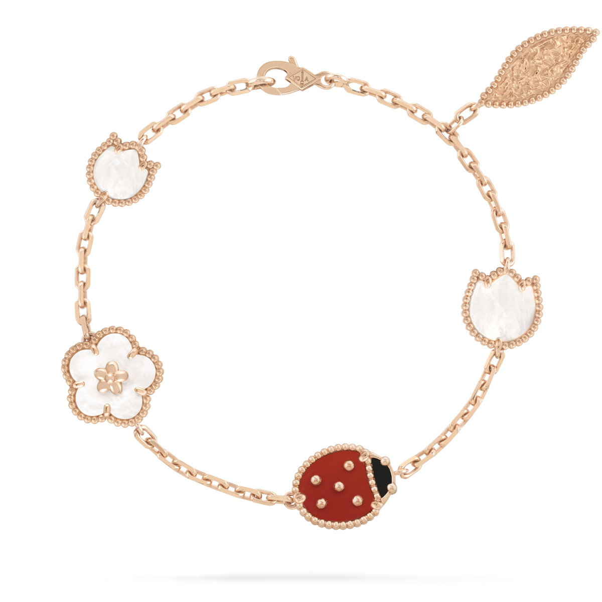 [Noble Aura jewelry]LUCKY SPRING 5 MOTIF BRACELET
