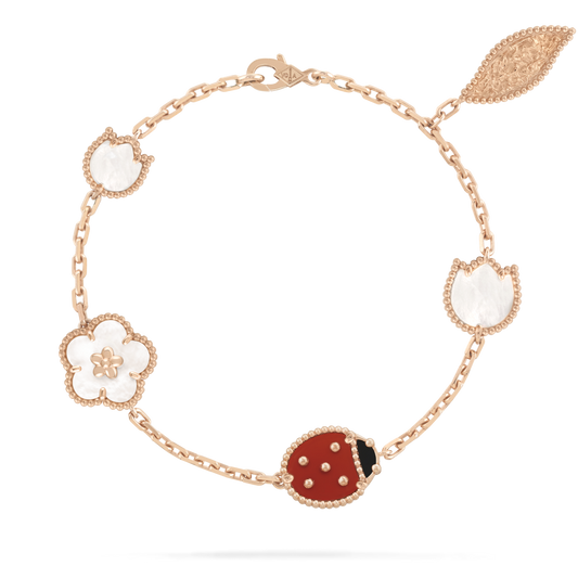 [Noble Aura jewelry]LUCKY SPRING 5 MOTIF BRACELET