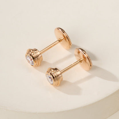 [Noble Aura jewelry]DAMOUR DIAMOND EARRINGS