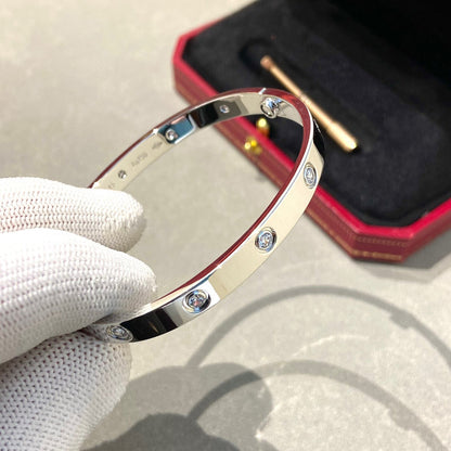 [Noble Aura jewelry]LOVE BRACELET 6.1MM 10 DIAMONDS