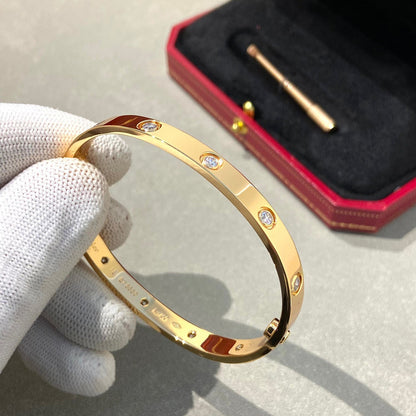 [Noble Aura jewelry]LOVE BRACELET 6.1MM 10 DIAMONDS