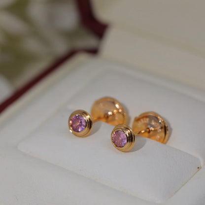 [Noble Aura jewelry]DAMOUR PING DIAMOND EARRINGS
