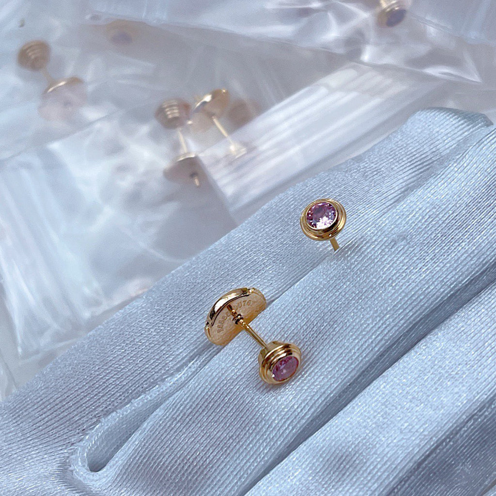 [Noble Aura jewelry]DAMOUR PING DIAMOND EARRINGS