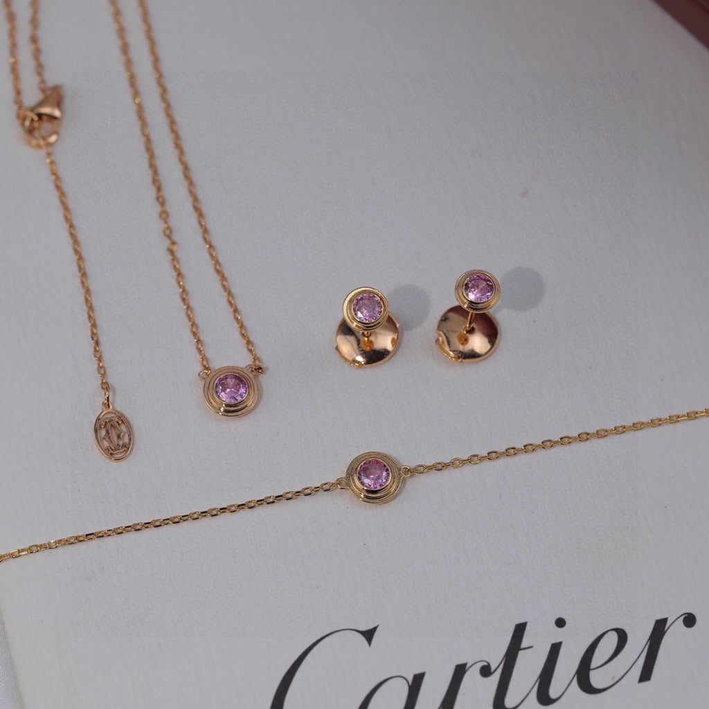 [Noble Aura jewelry]DAMOUR PING DIAMOND EARRINGS
