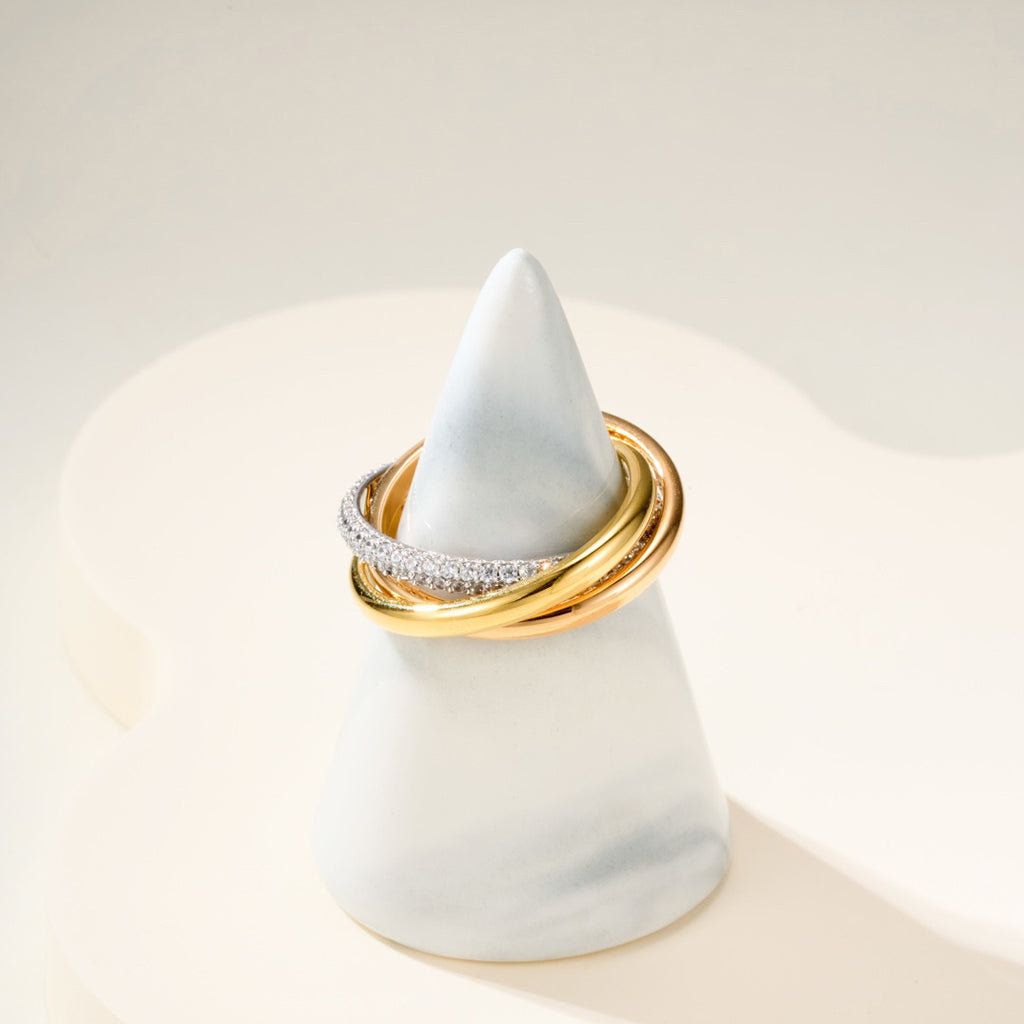[Noble Aura jewelry]TRINITY 2.5MM RING COLLECTION