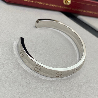 [Noble Aura jewelry]LOVE BRACELET 6.1MM 1 DIAMOND OPEN CUFF