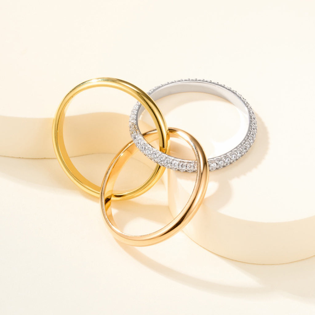 [Noble Aura jewelry]TRINITY 2.5MM RING COLLECTION