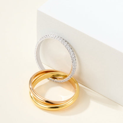 [Noble Aura jewelry]TRINITY 2.5MM RING COLLECTION