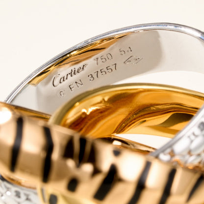 [Noble Aura jewelry]TRINITY  RING LEOPARD PRINT