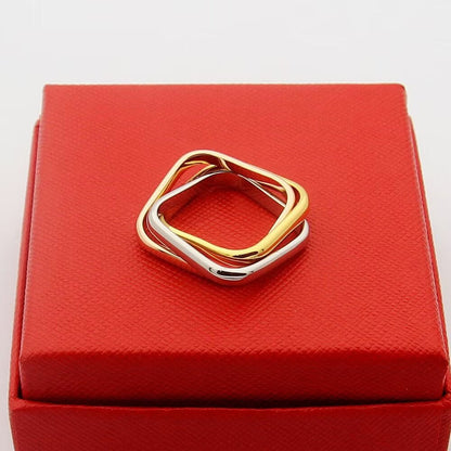 [Noble Aura jewelry]TRINITY 3.5MM CUSHION RING COLLECTION
