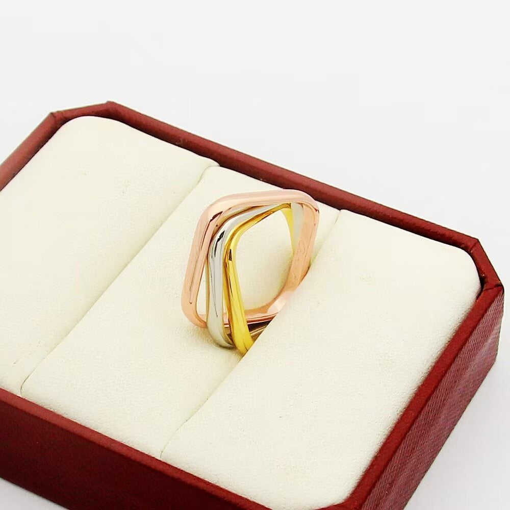 [Noble Aura jewelry]TRINITY 3.5MM CUSHION RING COLLECTION