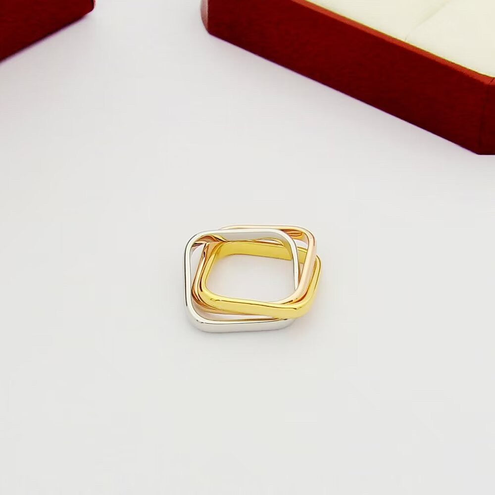 [Noble Aura jewelry]TRINITY 3.5MM CUSHION RING COLLECTION