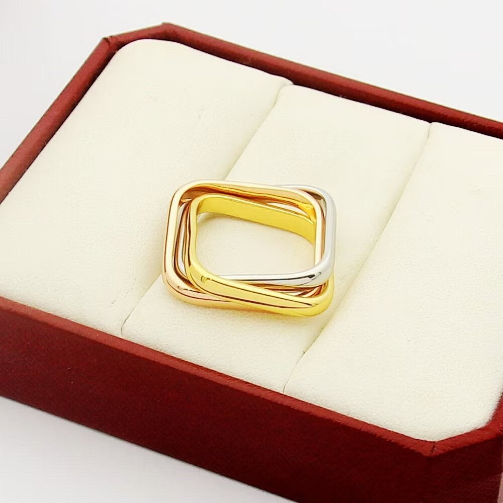 [Noble Aura jewelry]TRINITY 3.5MM CUSHION RING COLLECTION